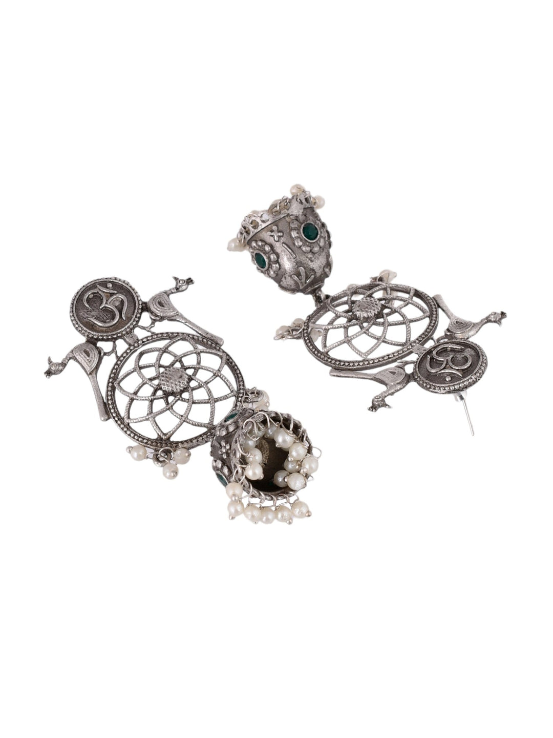 Om Feathers Earrings