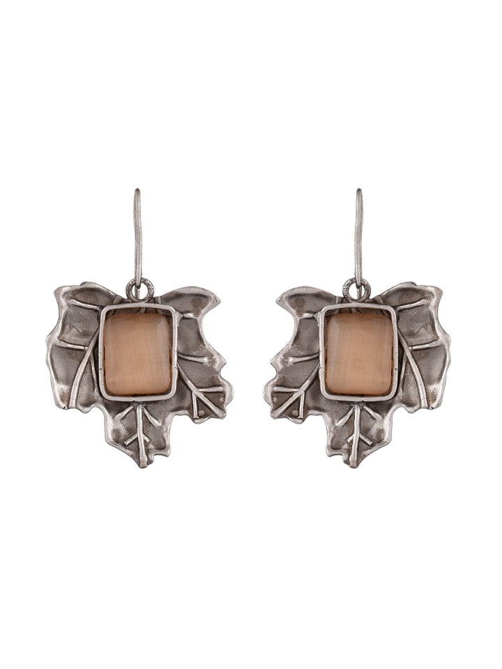 Rosy Leaf Earrings