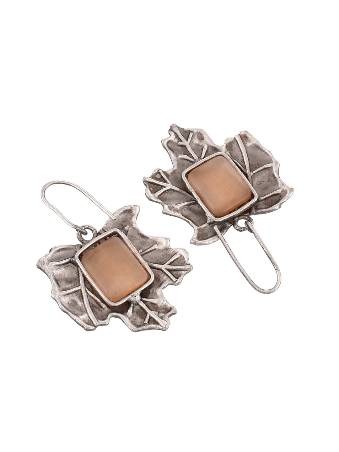 Rosy Leaf Earrings