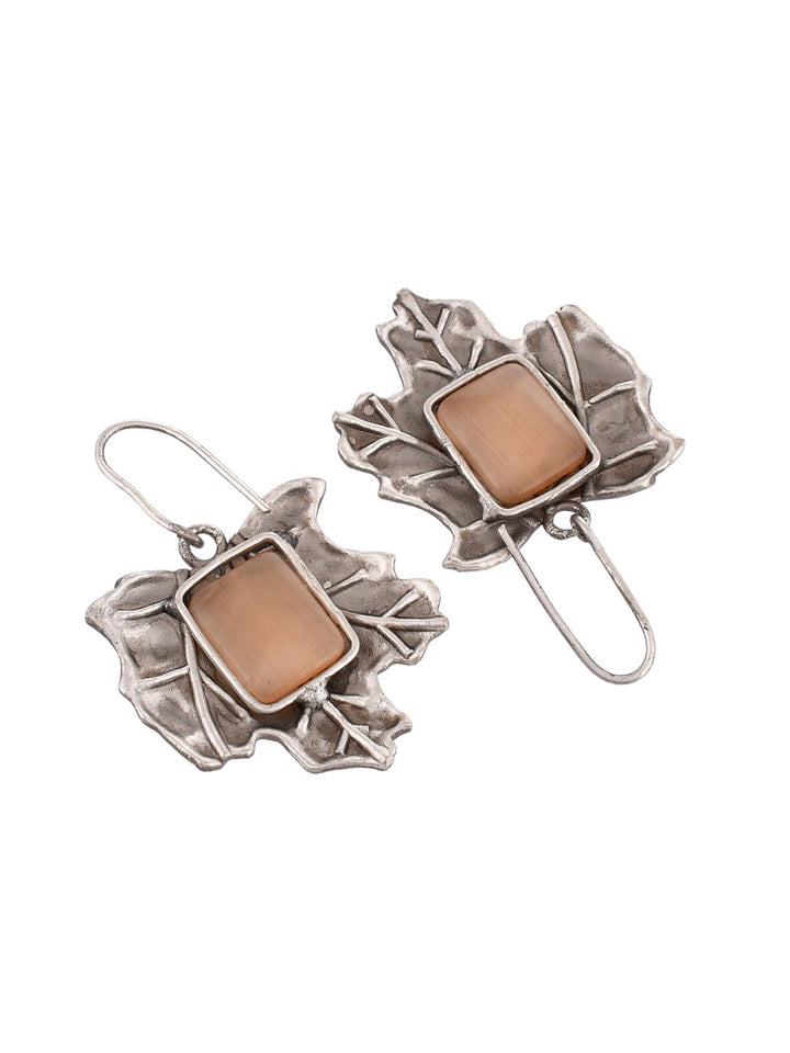 Rosy Leaf Earrings