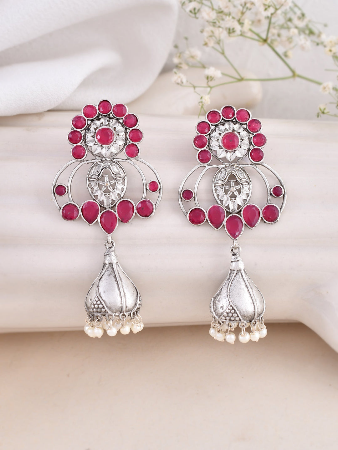 Ruby Royale Studs