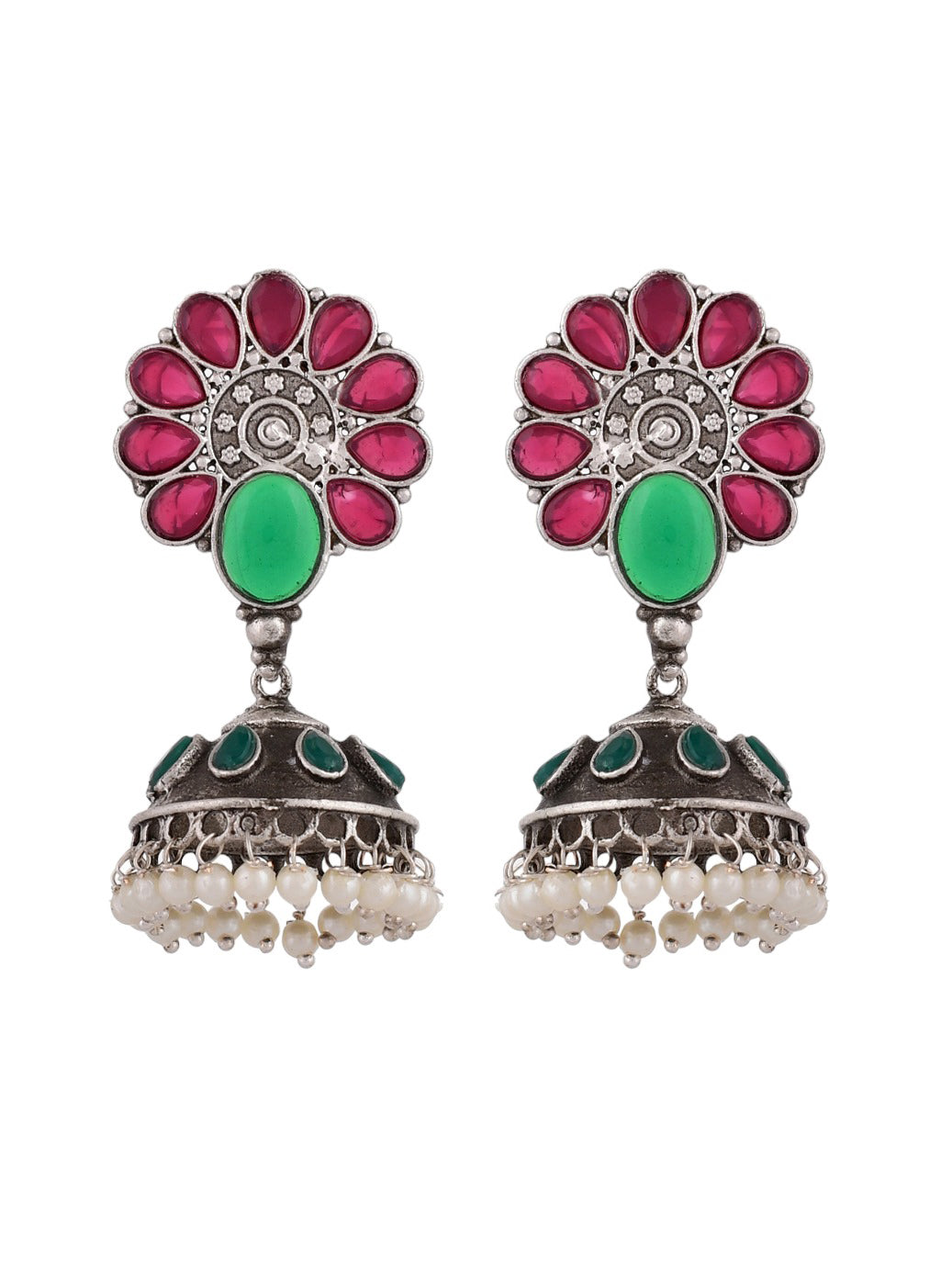 Ornamental Harmony Jhumkis