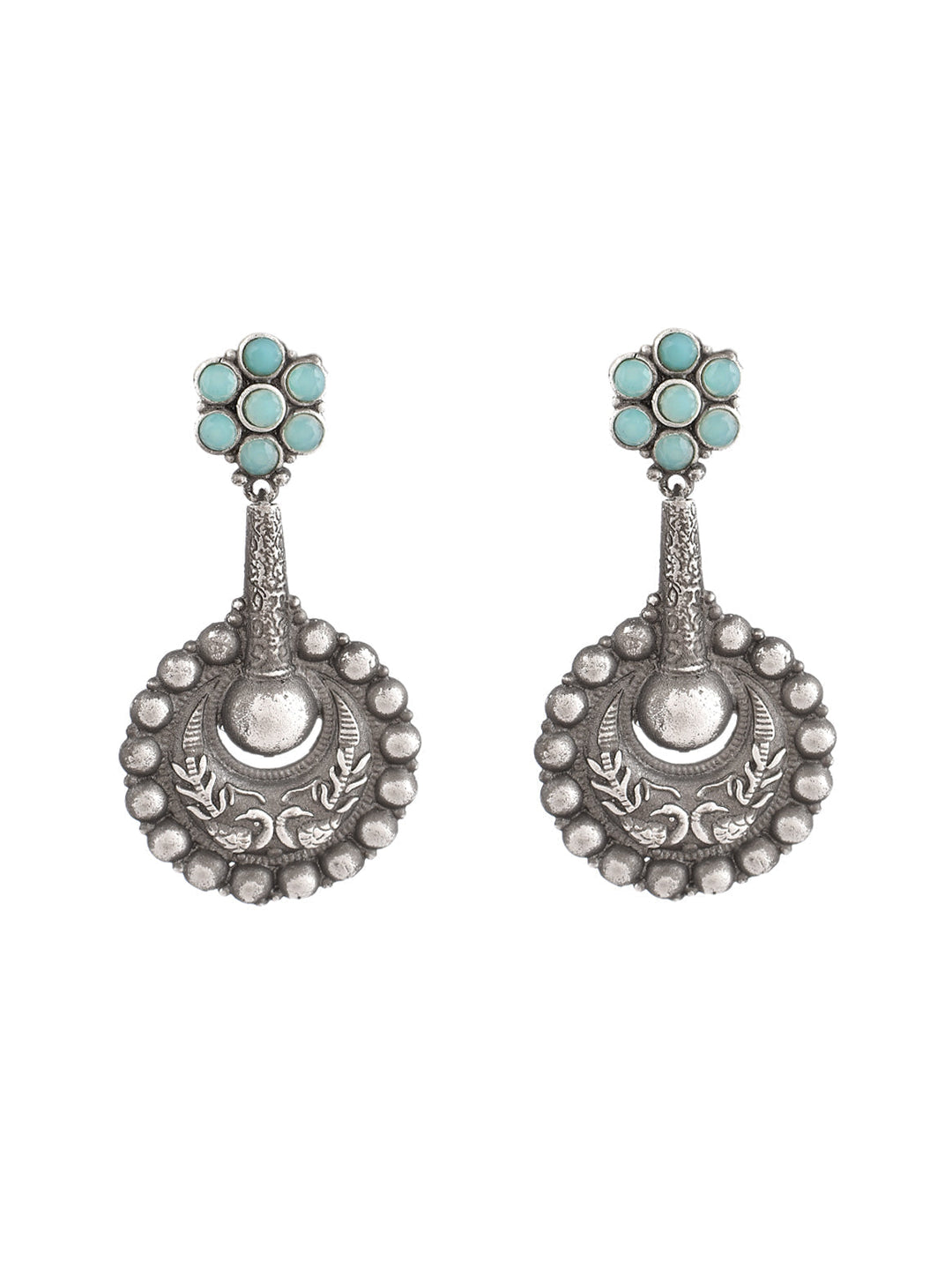 Seafoam Floral Bliss Earring