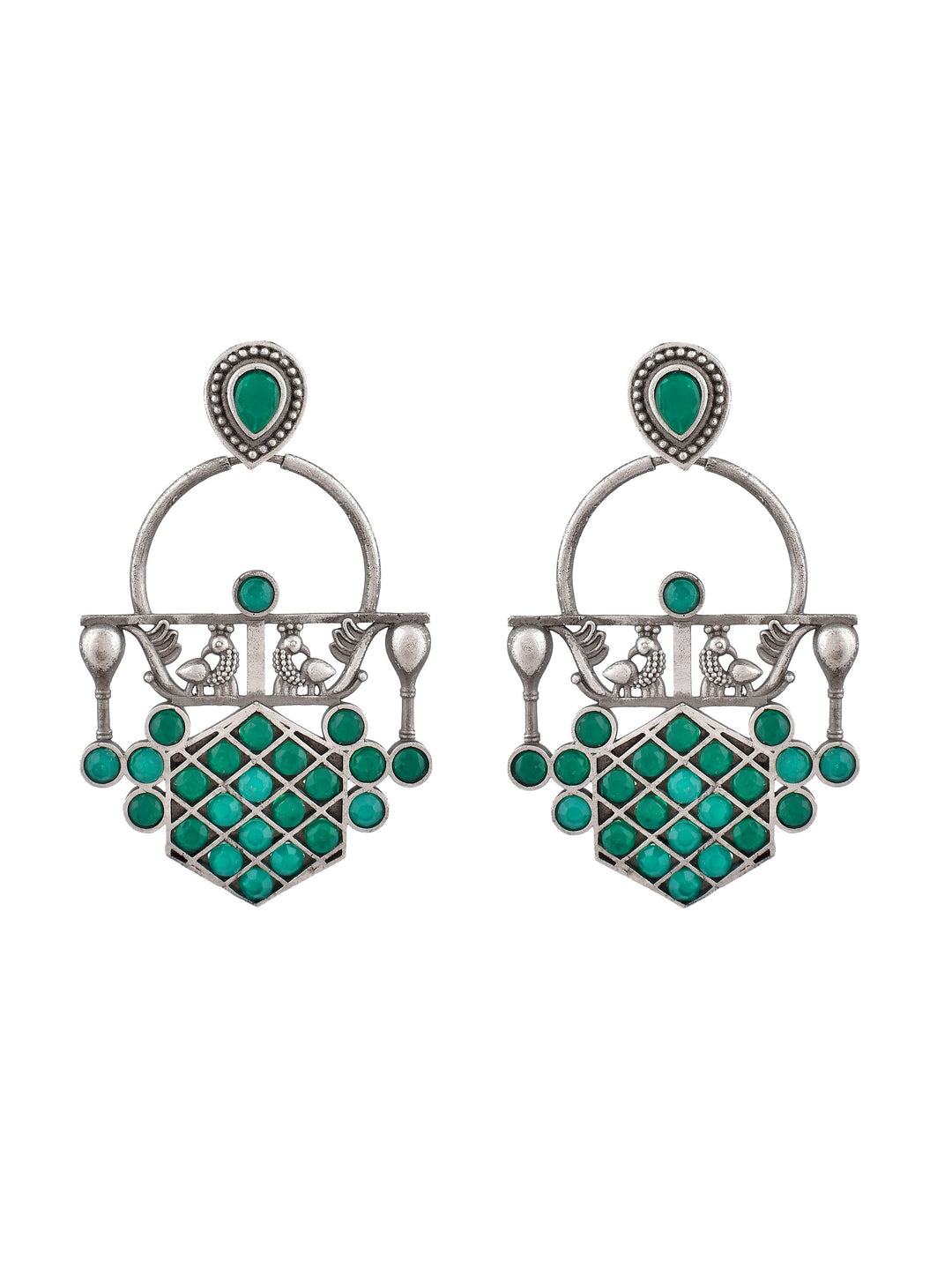 Emerald Eclipse Earring