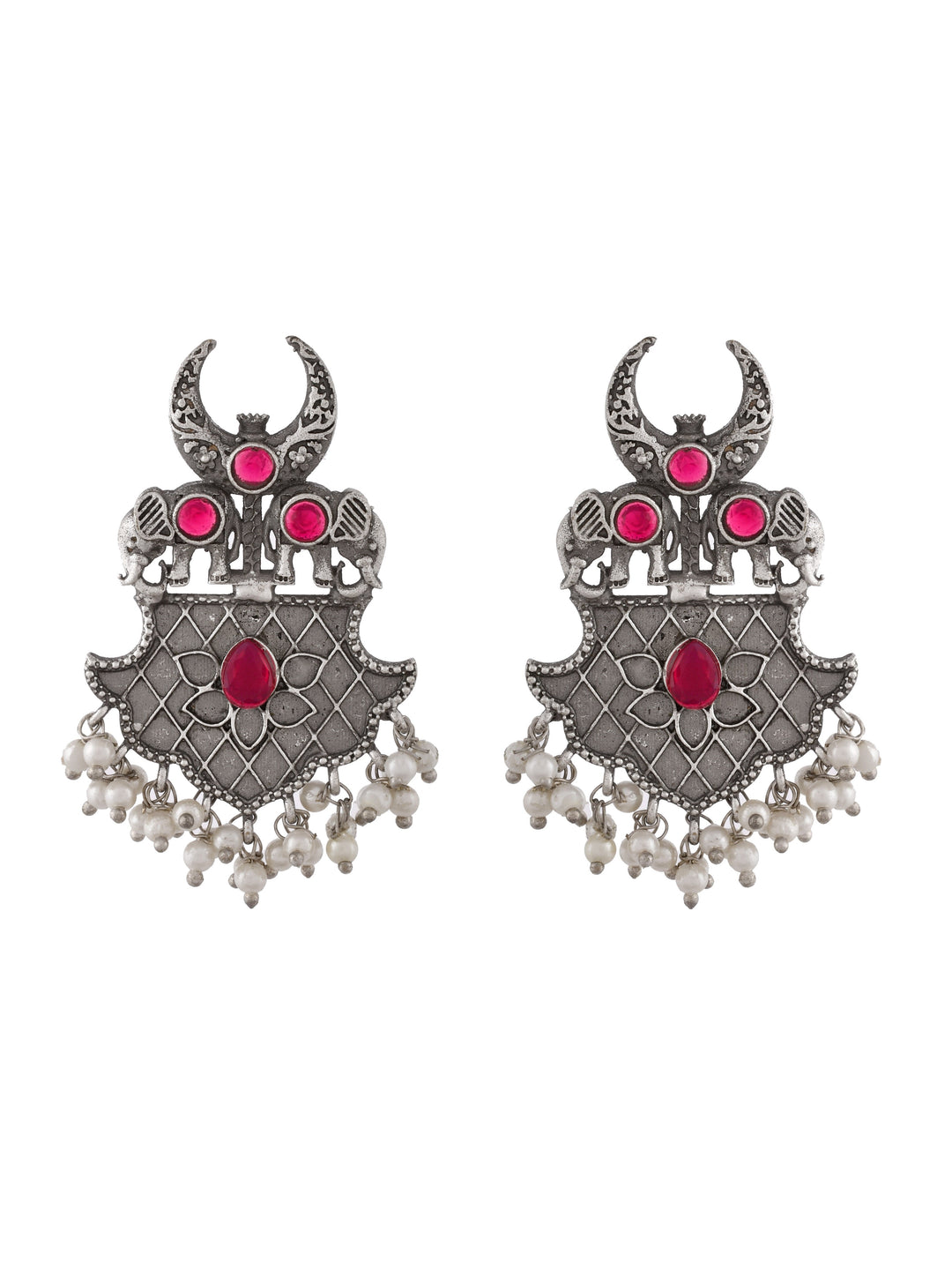 Red Ruby Earring