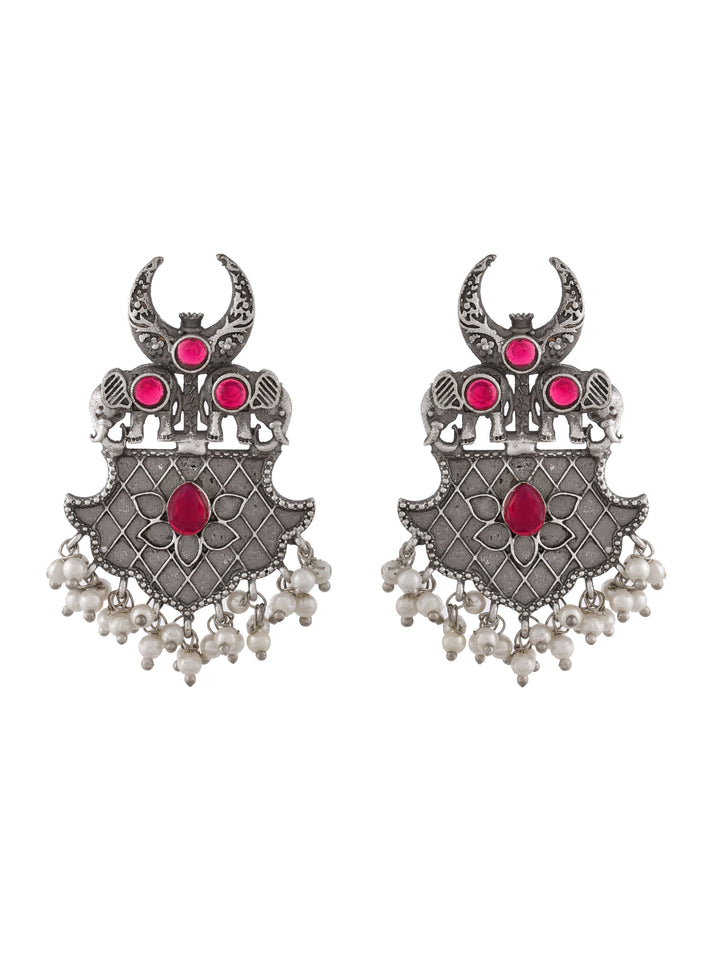 Red Ruby Earring