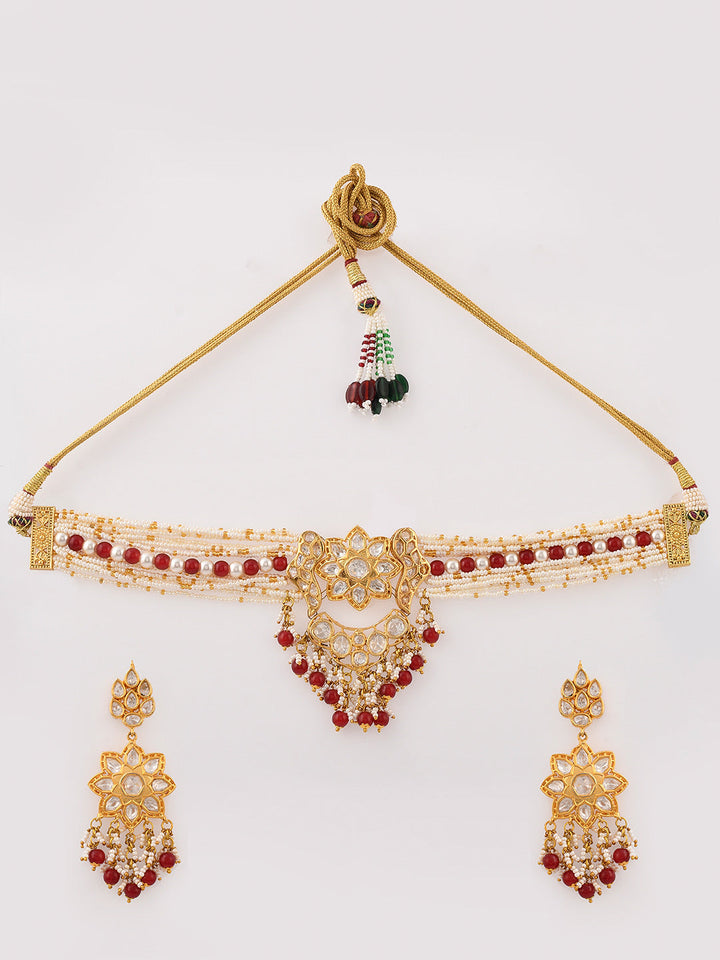 Dastoor Polki Kundan Designer Set