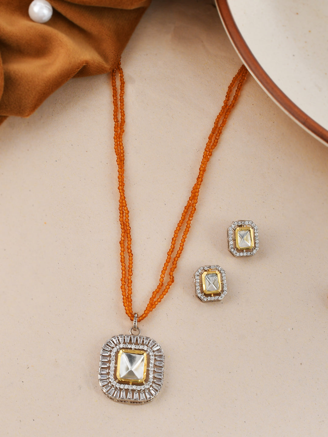A magnificent Polki jewelry set