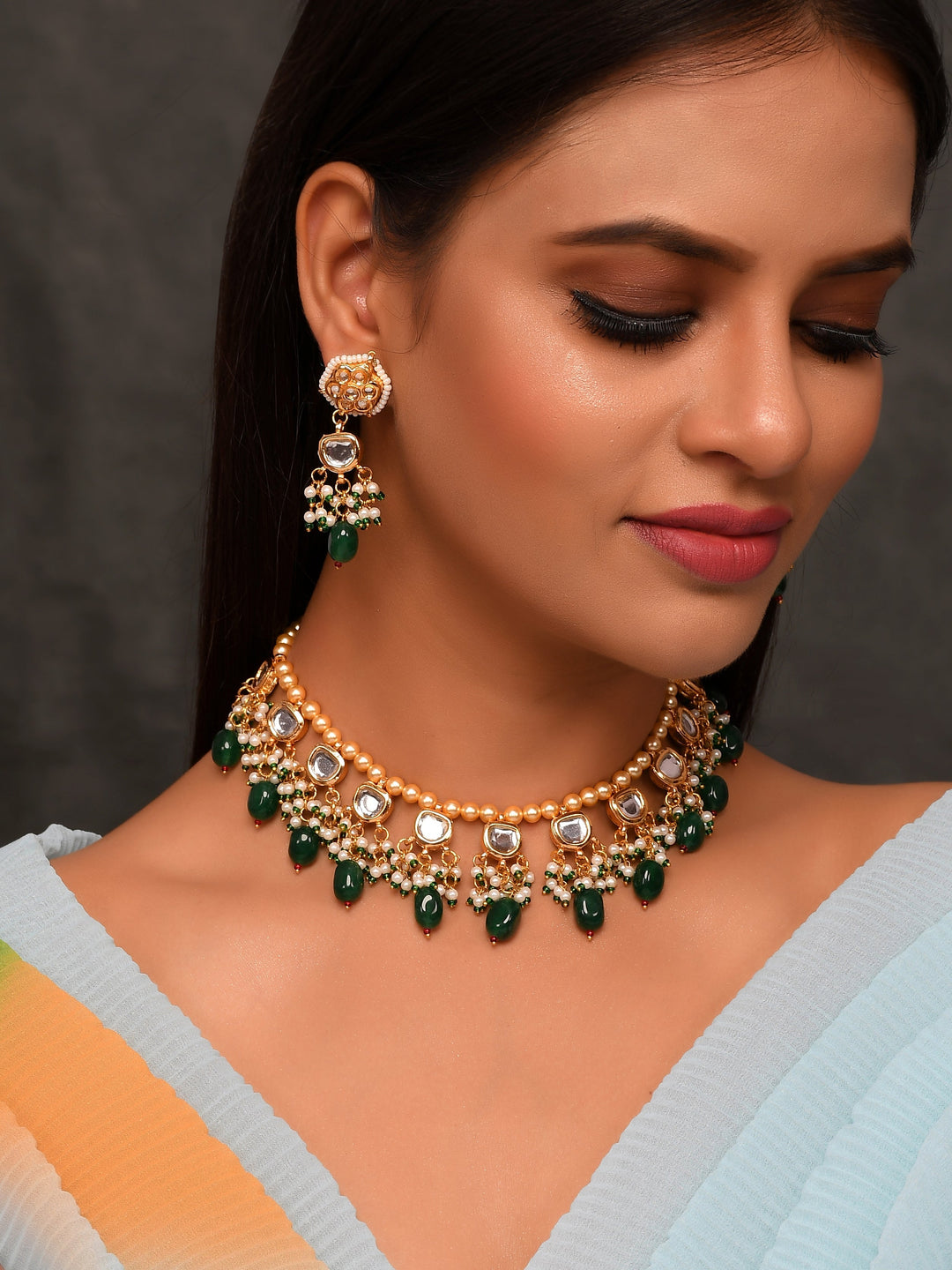 Dastoor Elegant Beautiful Necklace Set