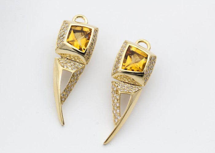Dazzle in Elegance: Unveiling the Allure of Gold Cocktail Earrings by Dastoor Jewels