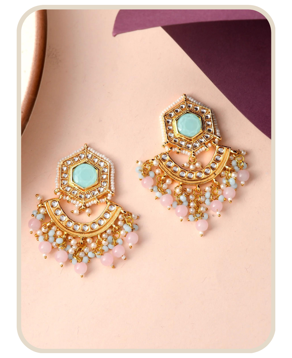 Artificial designer earrings discount