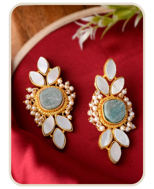 Shop Gold Plated Artificial Earrings Online Dastoor Jewels