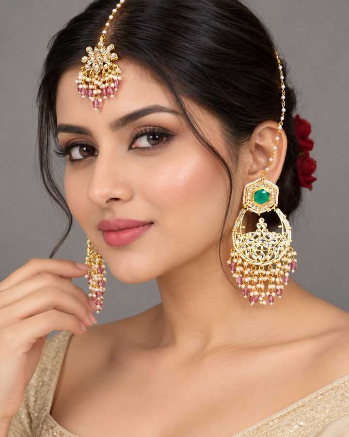 Mangtikka Earring set