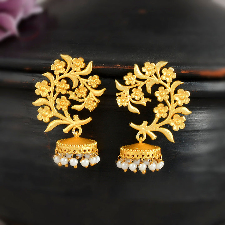 Dastoor Leaf Design Earring