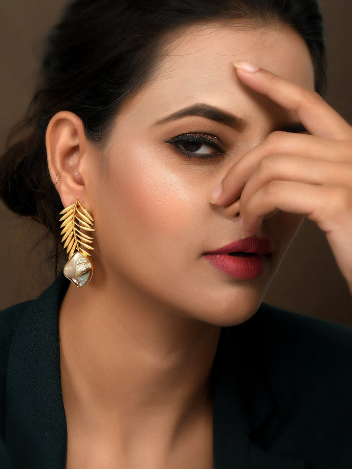 Baroque  Stone  Stylish Earring