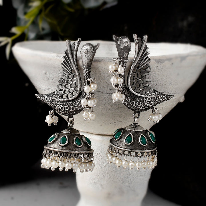 Dastoor Oxodise Bird Jhumki Style Earring
