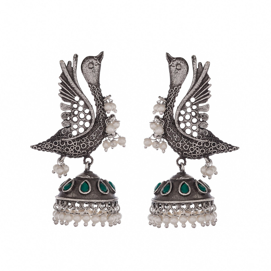 Dastoor Oxodise Bird Jhumki Style Earring