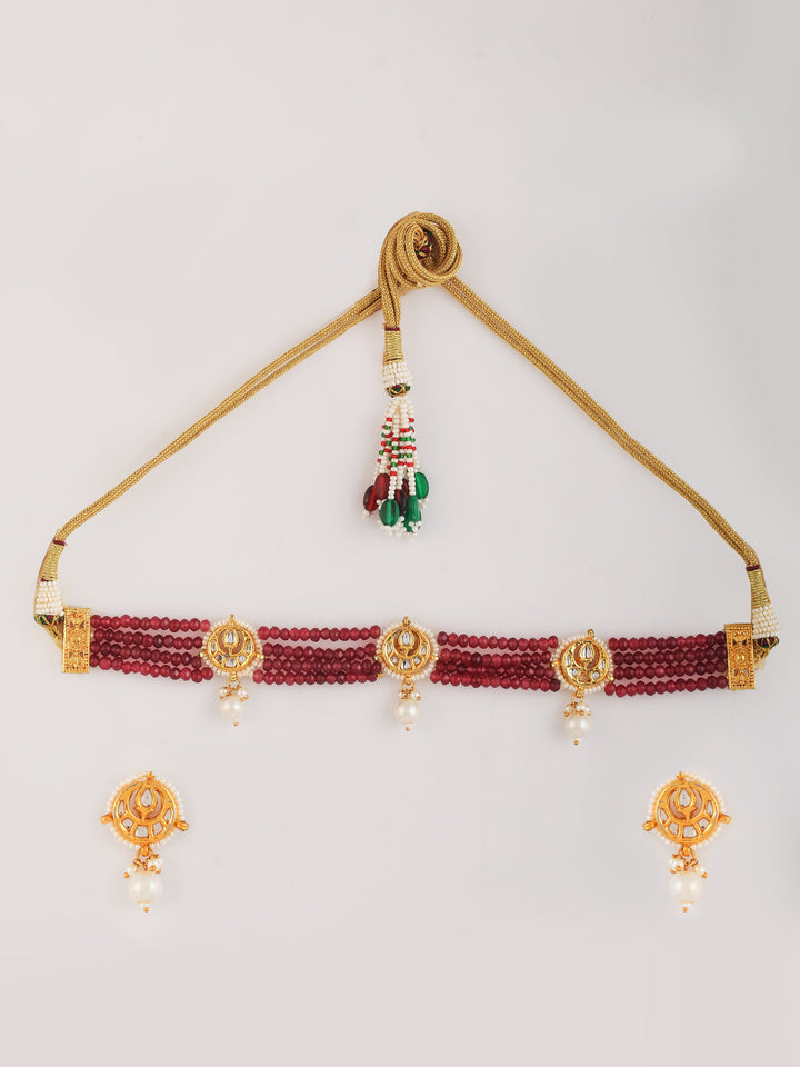Royal Kundan Elegance Choker Necklace Set