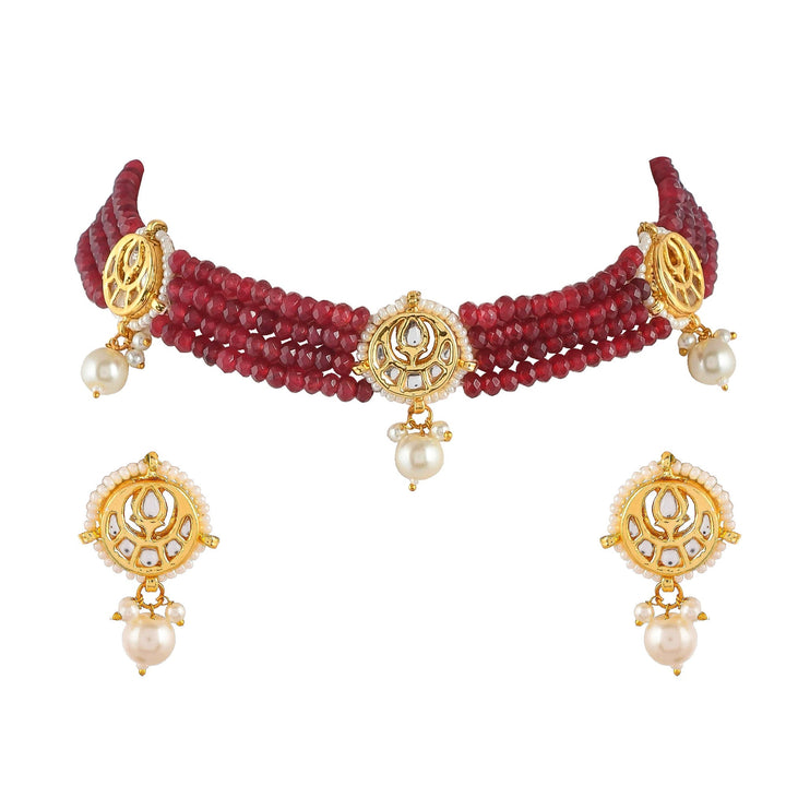 Royal Kundan Elegance Choker Necklace Set