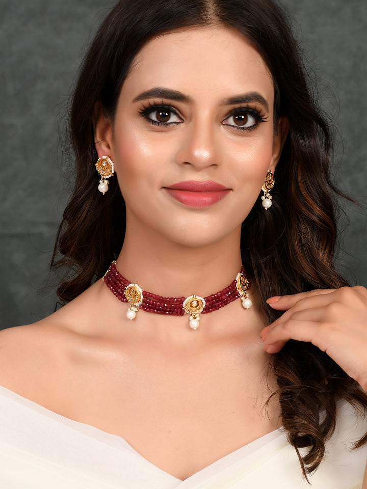 Royal Kundan Elegance Choker Necklace Set