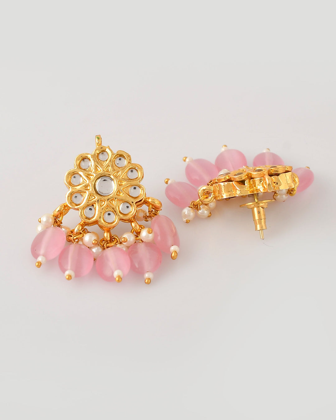 Pastel Pink Cascade Necklet set