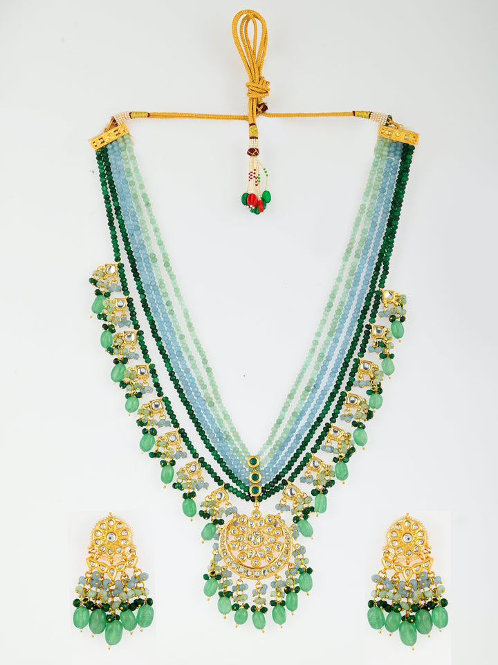 Royal Regalia Kundan Cascade Set