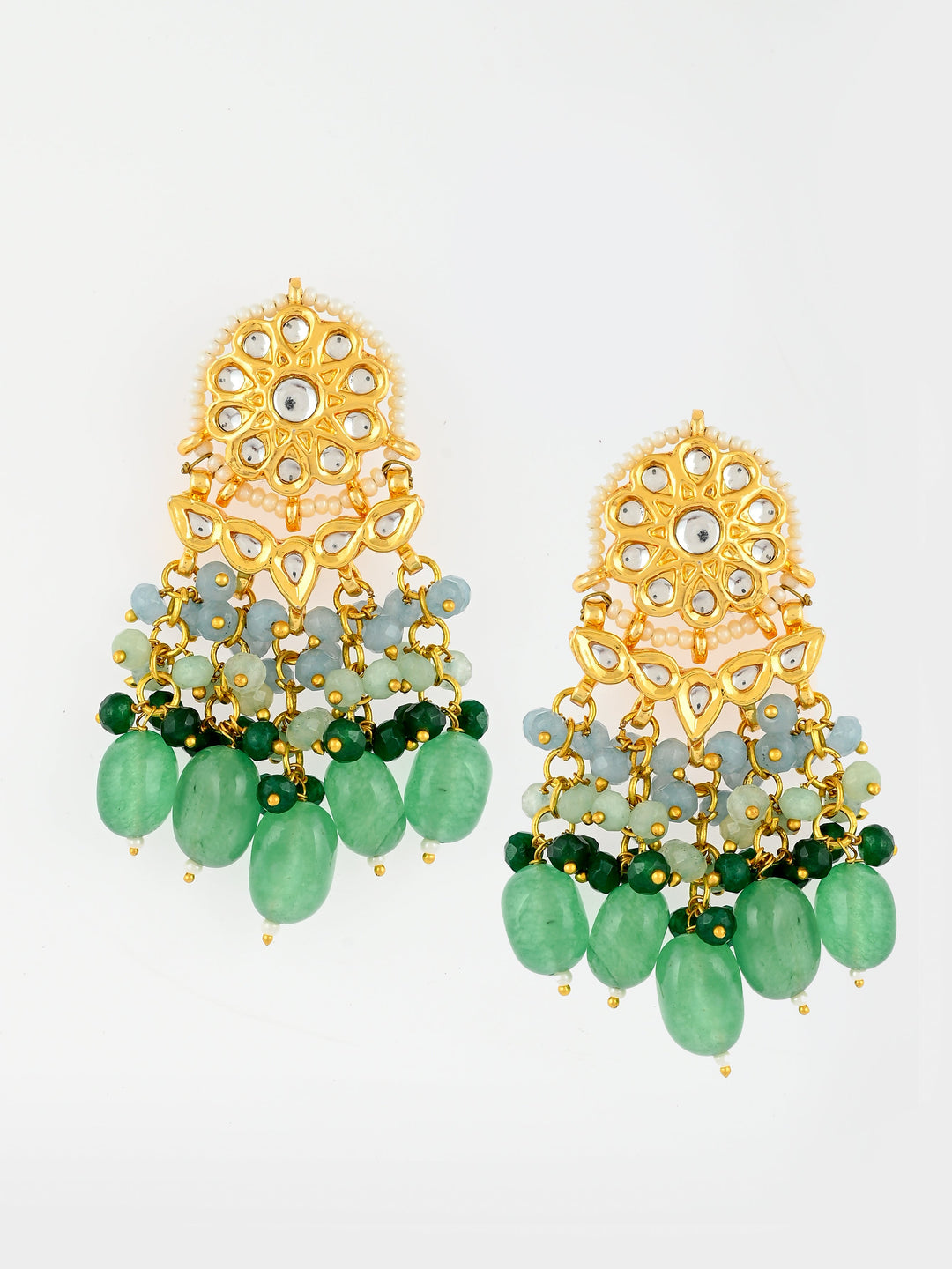 Royal Regalia Kundan Cascade Set