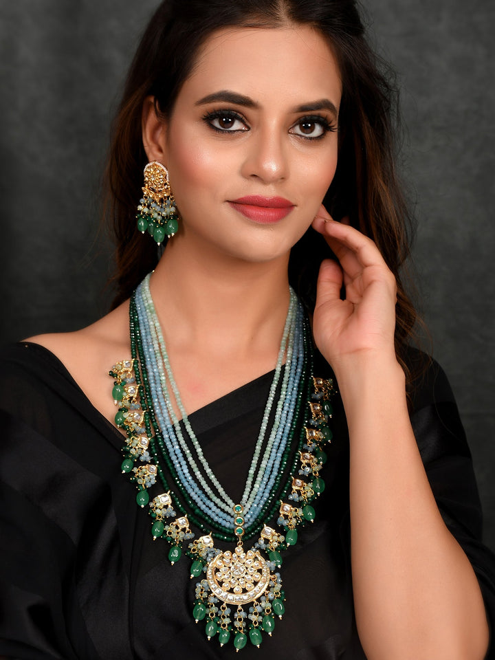 Royal Regalia Kundan Cascade Set