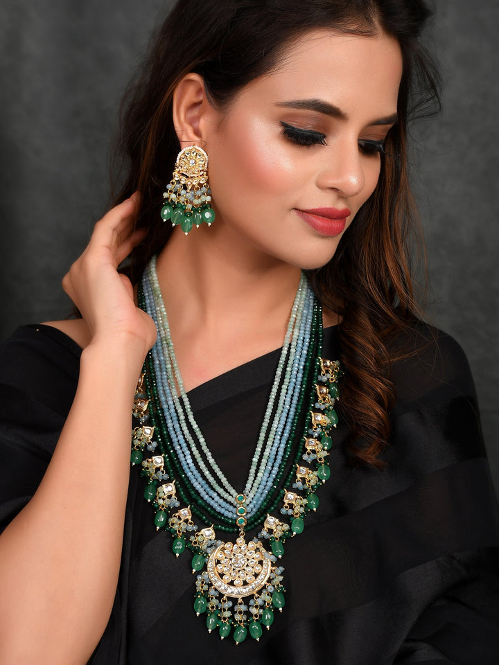 Royal Regalia Kundan Cascade Set