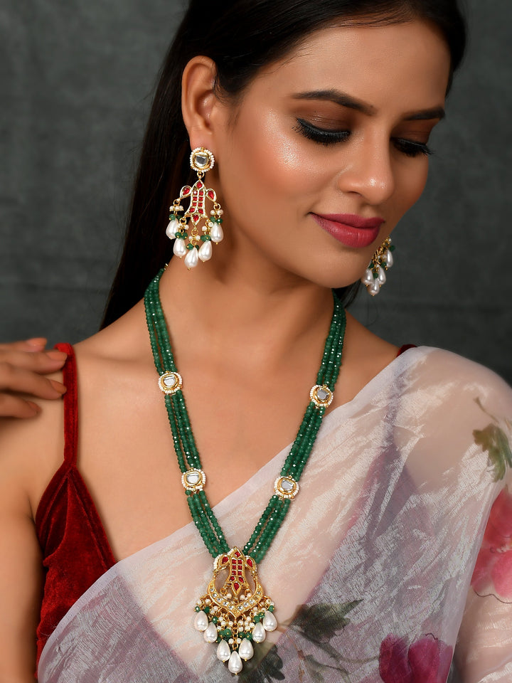 Regal Kundan Long Strand set