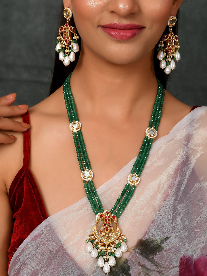 Regal Kundan Long Strand set