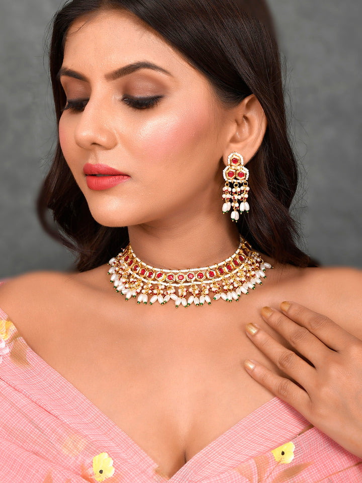 Majestic Mosaic Choker Delight Necklace Set