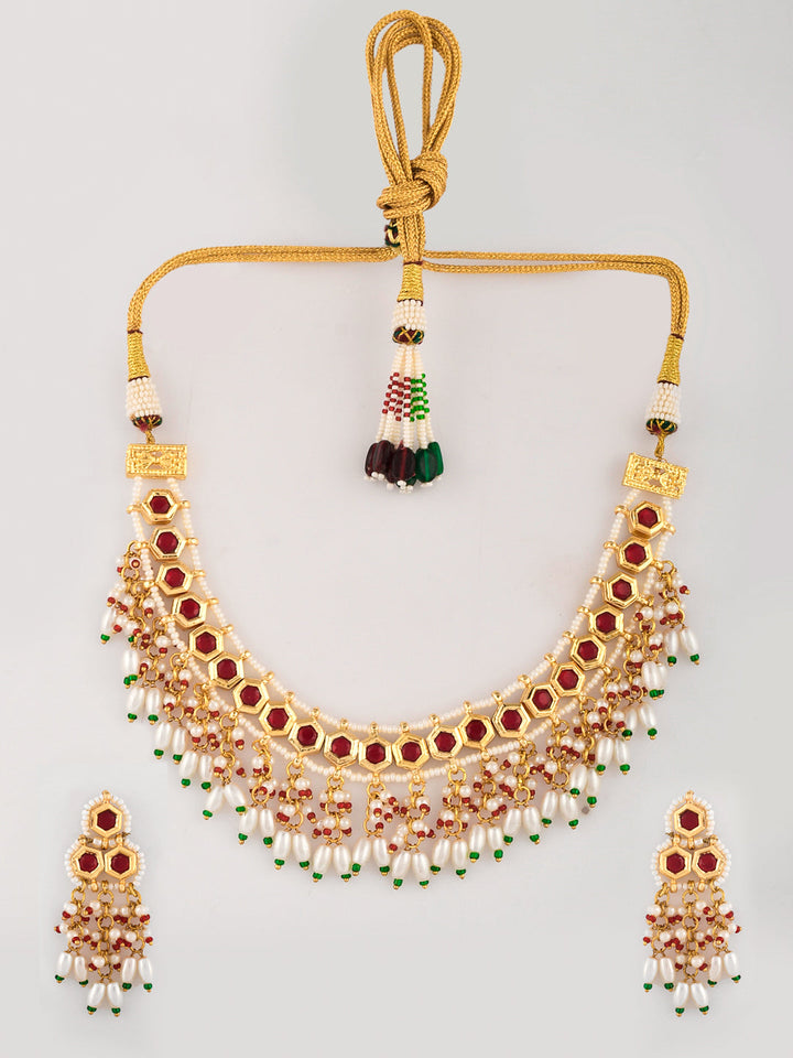 Majestic Mosaic Choker Delight Necklace Set