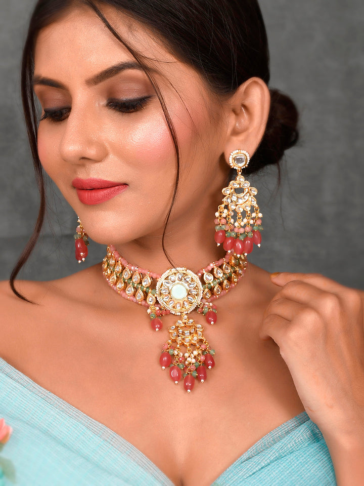 Royal Radiance Kundan Jewel Choker Necklace Set