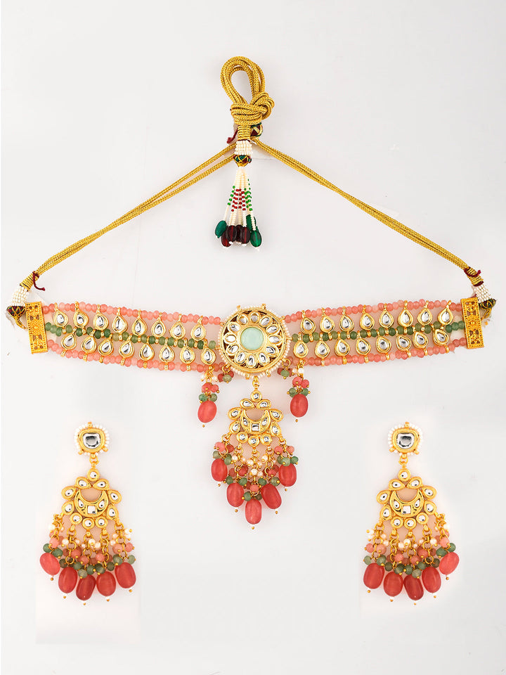 Royal Radiance Kundan Jewel Choker Necklace Set