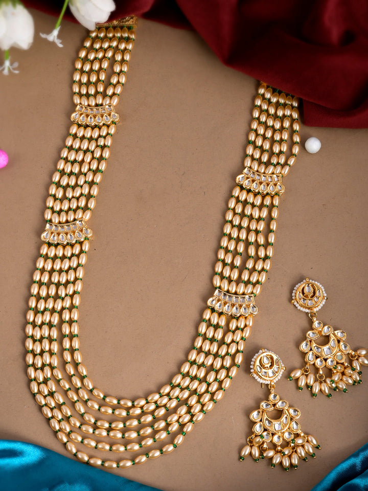 Golden Harmony Layers Necklace Set
