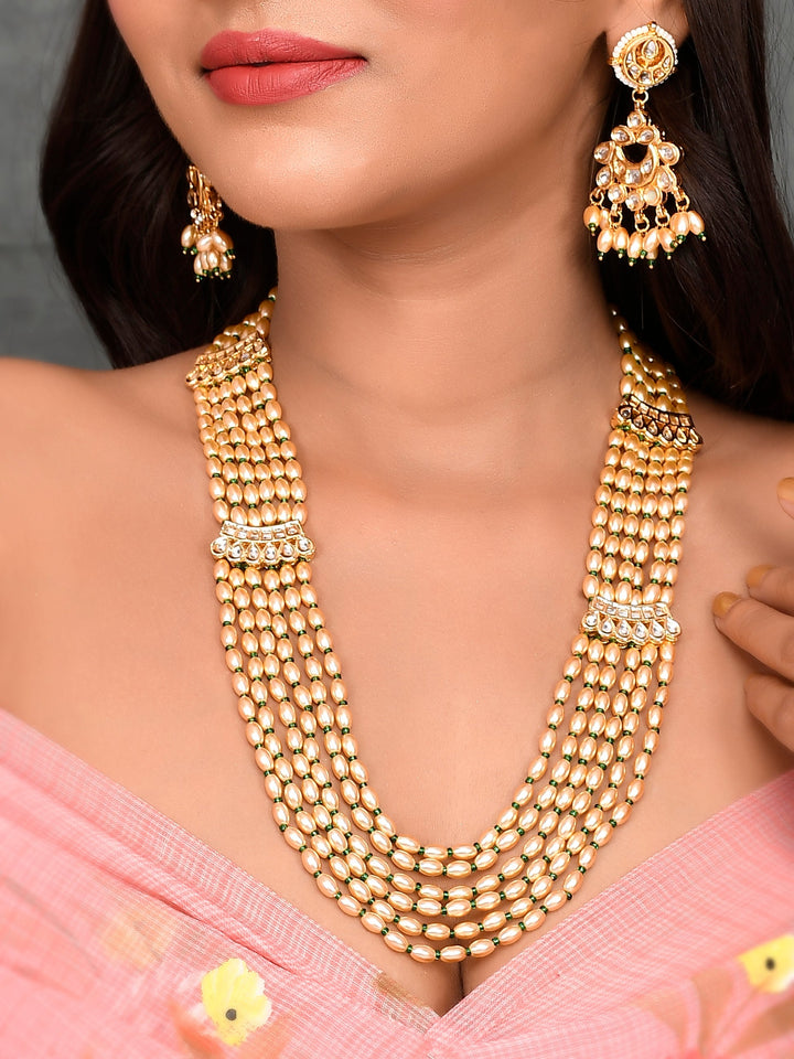 Golden Harmony Layers Necklace Set