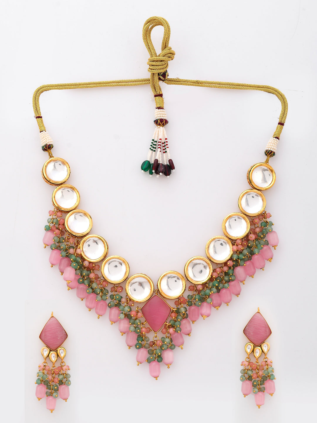 Pink Opulence Choker Necklace set