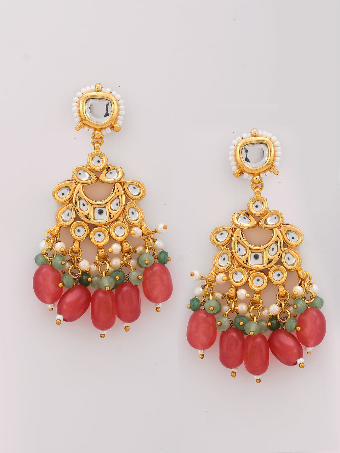 Minty Serenity Strand Designer Necklace Set