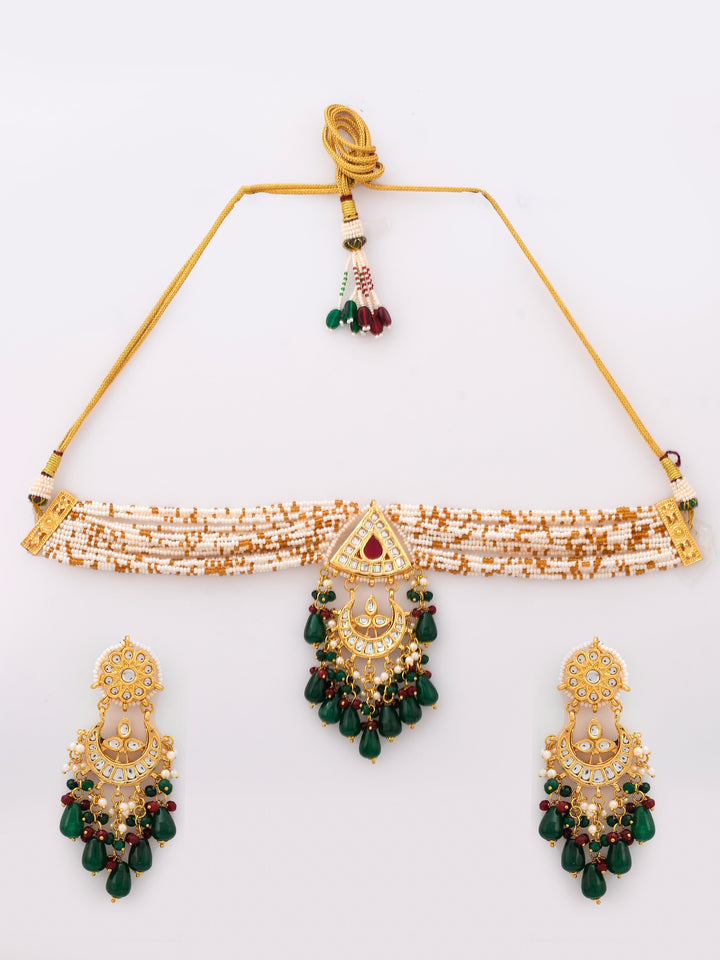 Pearl Palace Choker Necklace Set