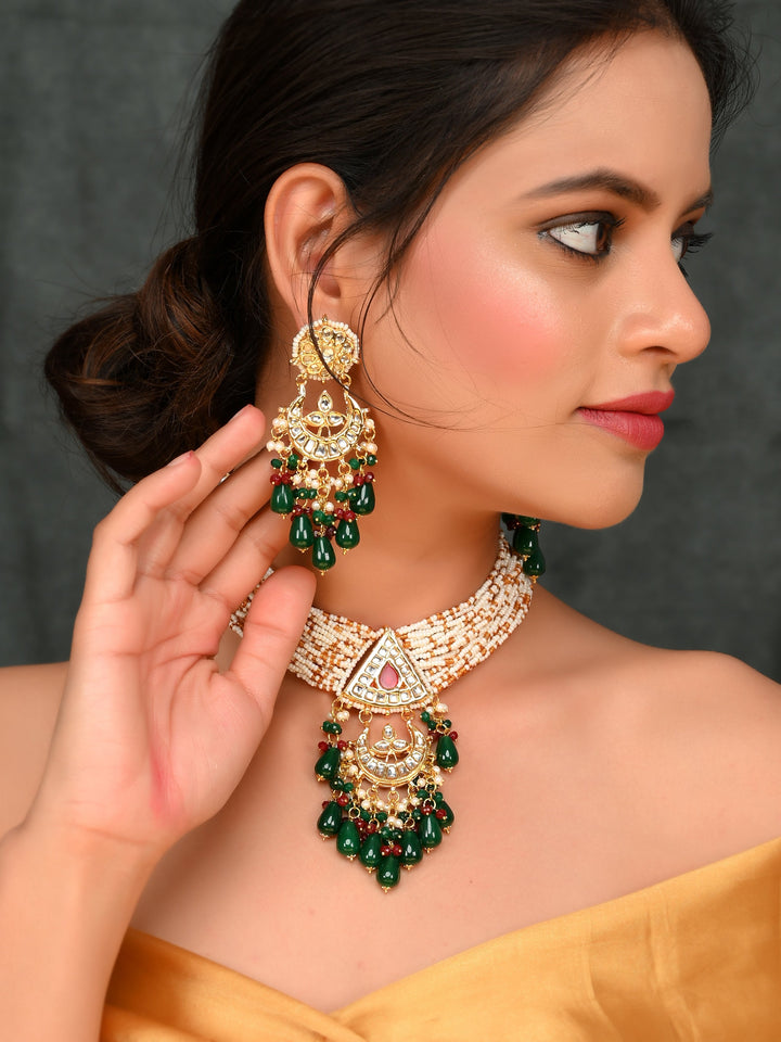 Pearl Palace Choker Necklace Set