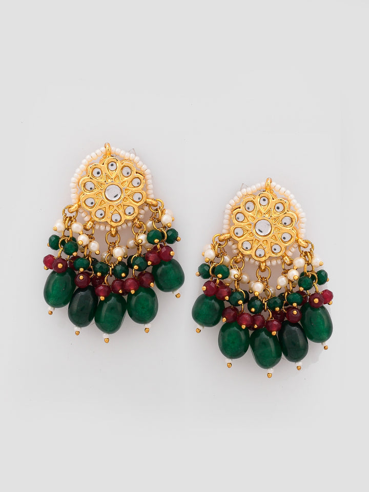 Ruby Ribbon Choker Necklace Set