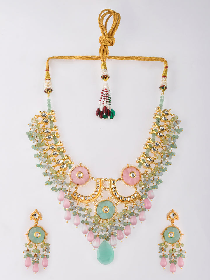 Partywear Kundan Mesmerize Necklace Set