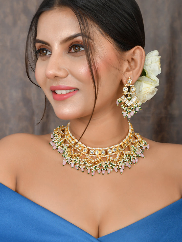Kundan Radiant Charmer Necklace set