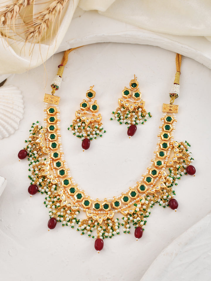 Kundan Imperial Adornment Choker Necklace Set