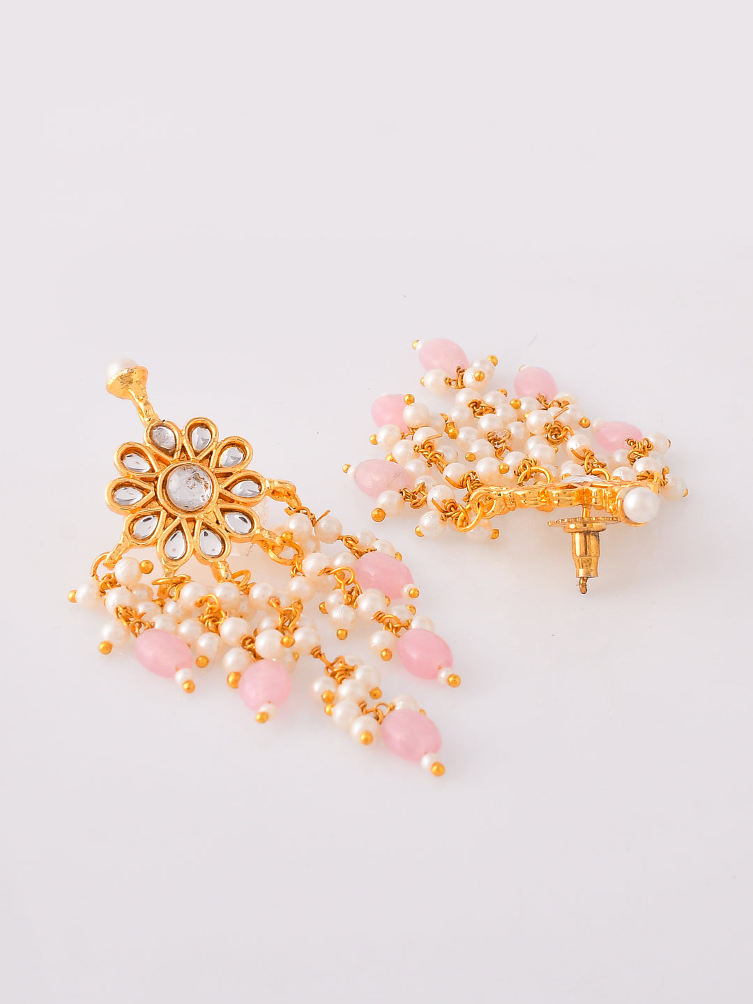 Kundan Queen's Delight Pink Necklace Set
