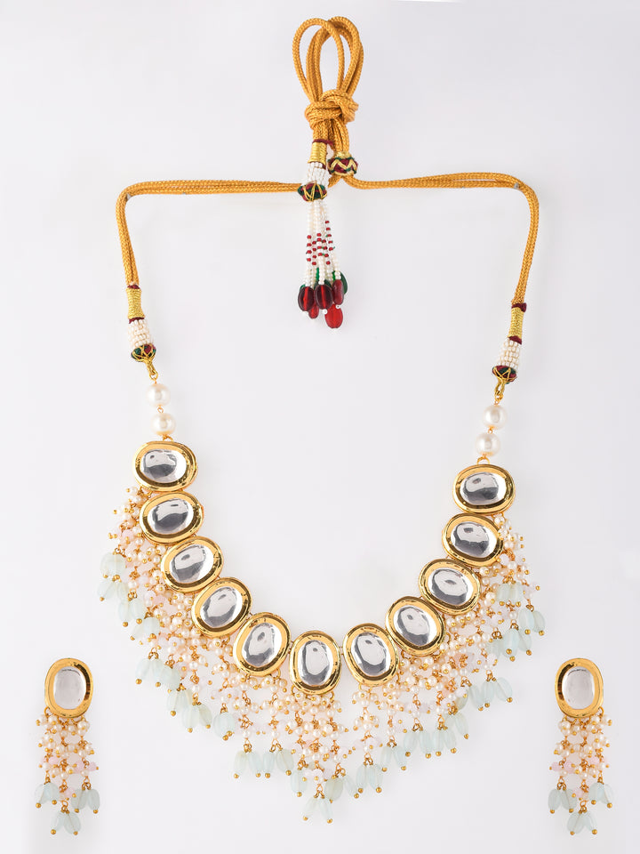 Artisan Crafted Kundan Beaded Necklace