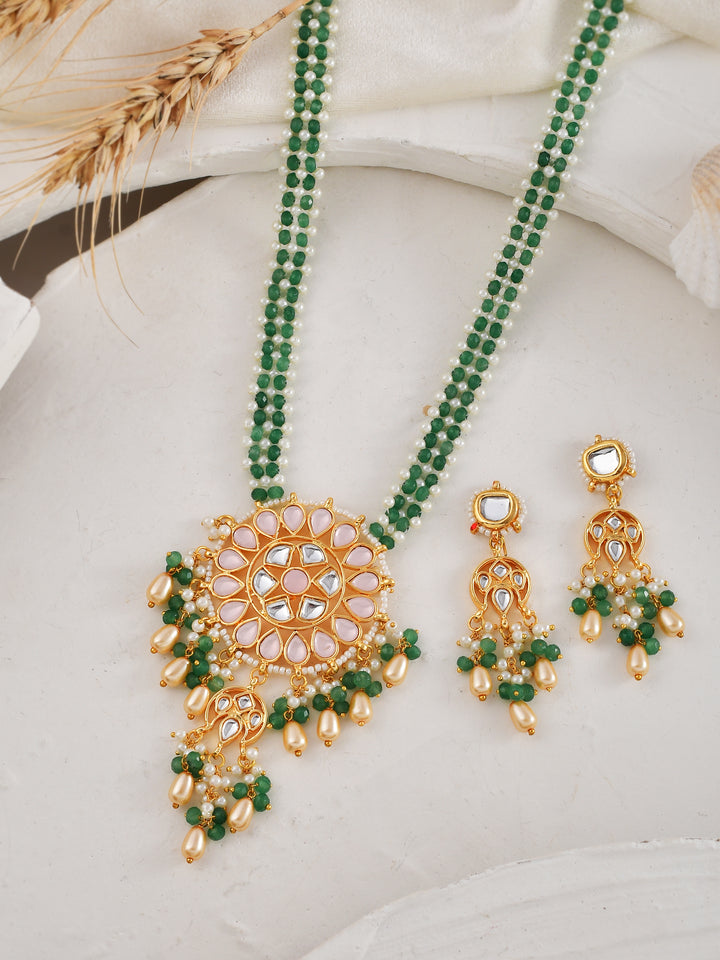 Graceful Gems Pendant Necklace Set