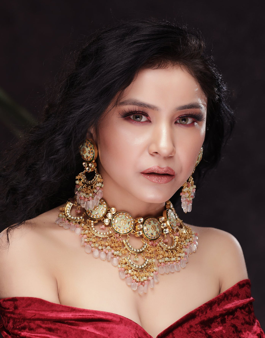 Dastoor Extravagant and Breathtaking Choker Necklace Set