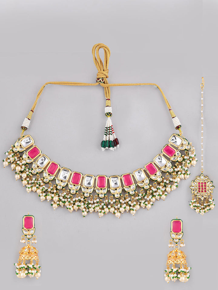 Luxe Simplicity Kundan Set